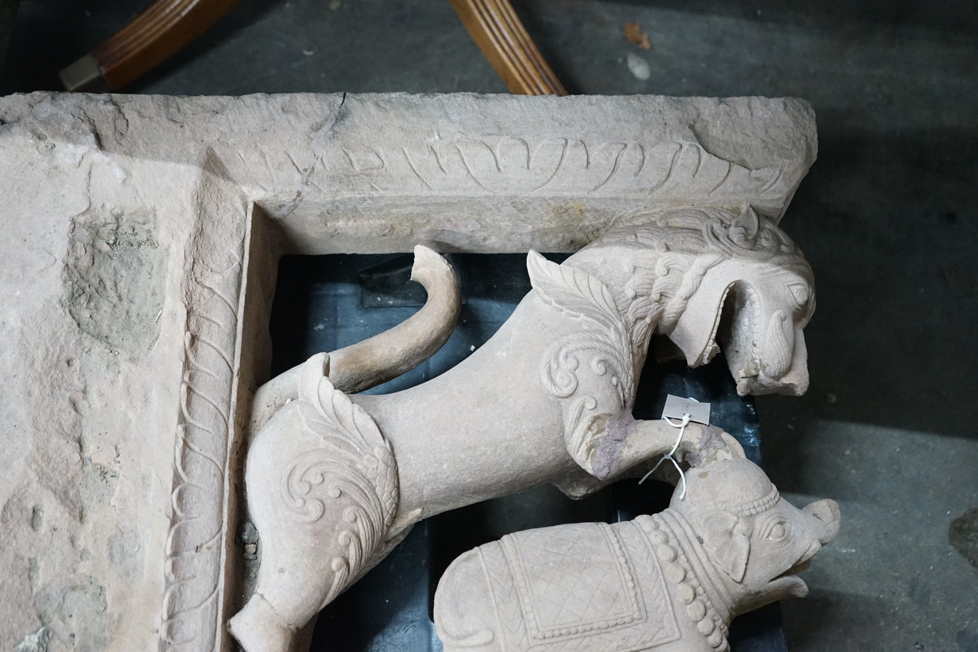 A South Asian stone carving, height 78cm